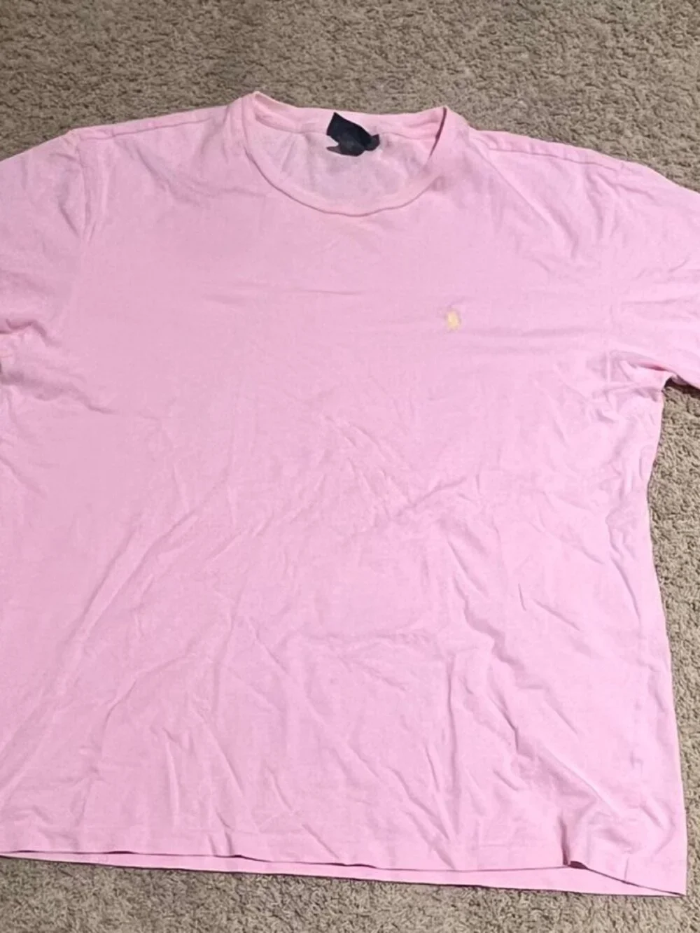 Pink Polo Ralph Lauren cotton t-shirt in a M #preppy #classic